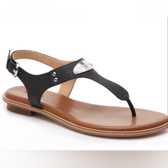 Michael Kors MK Plate Thong Sandals BRAND NEW NEVER WORN - Picture 6 of 6